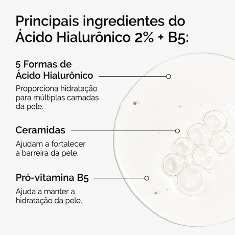 Sérum Ácido Hialurônico 2% + B5 The Ordinary | Ceramidas e Hidratação