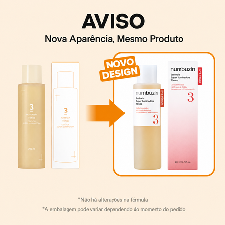 Numbuzin No.3 Super Glowing Essence Toner | Compre Ja