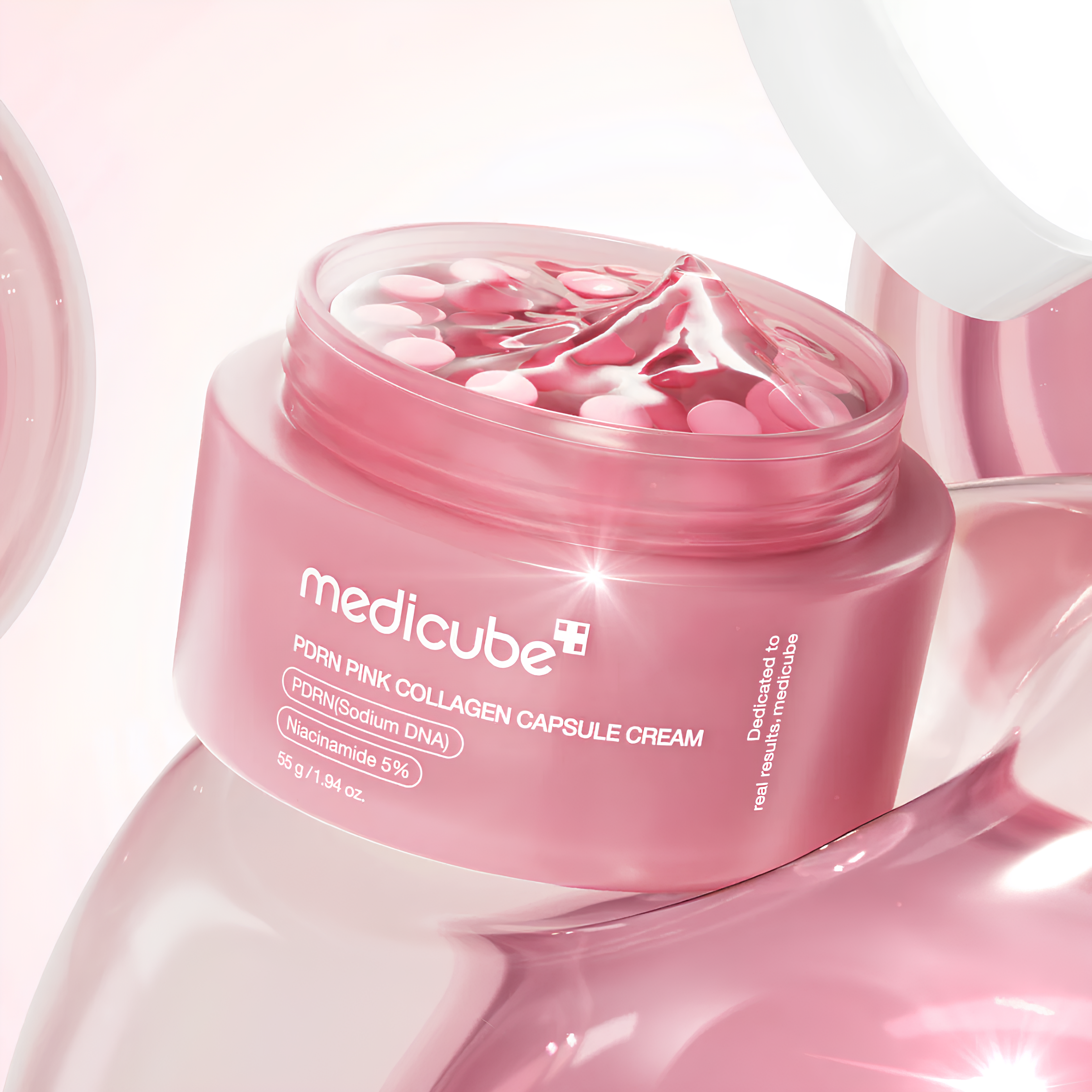 Medicube Creme em Cápsulas de Colágeno Rosa com PDRN 55g