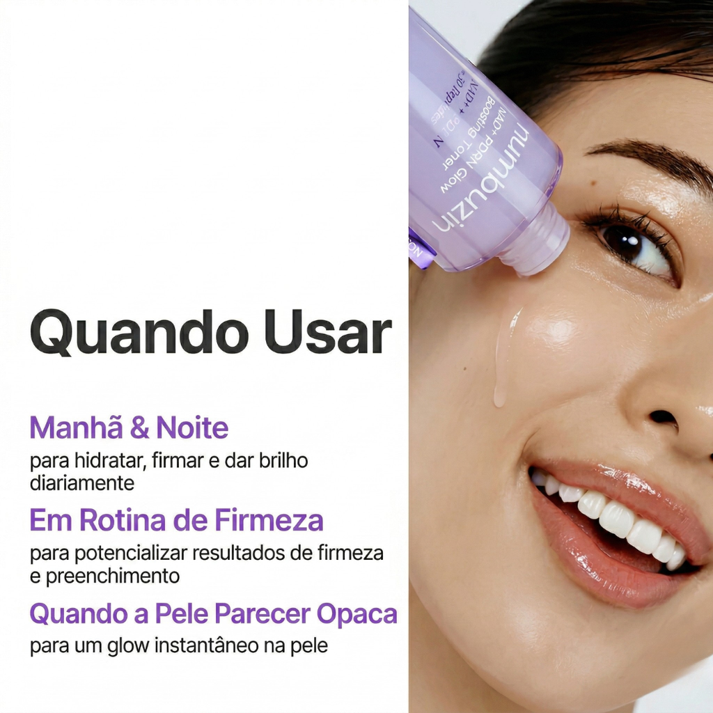 Numbuzin No.9 NAD+ PDRN Glow Boosting Toner — Tônico Iluminador