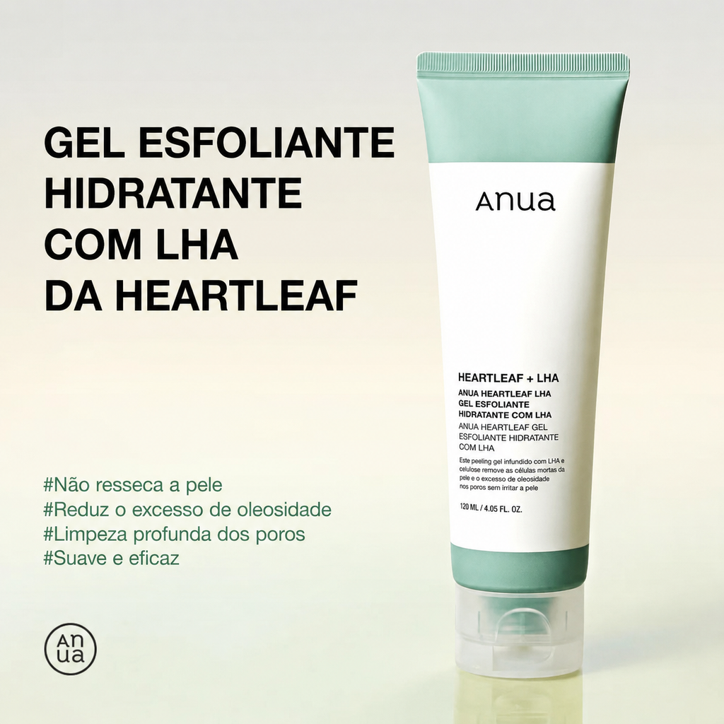Esfoliante Facial em Gel Anua Heartleaf | Ácido Hialurônico