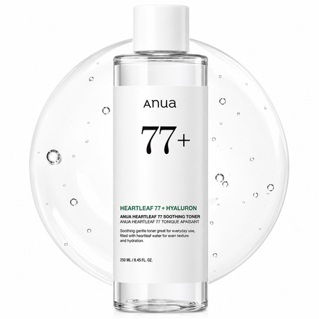 Tônico Facial Ácido Hialurônico Anua Heartleaf 77 Calmante
