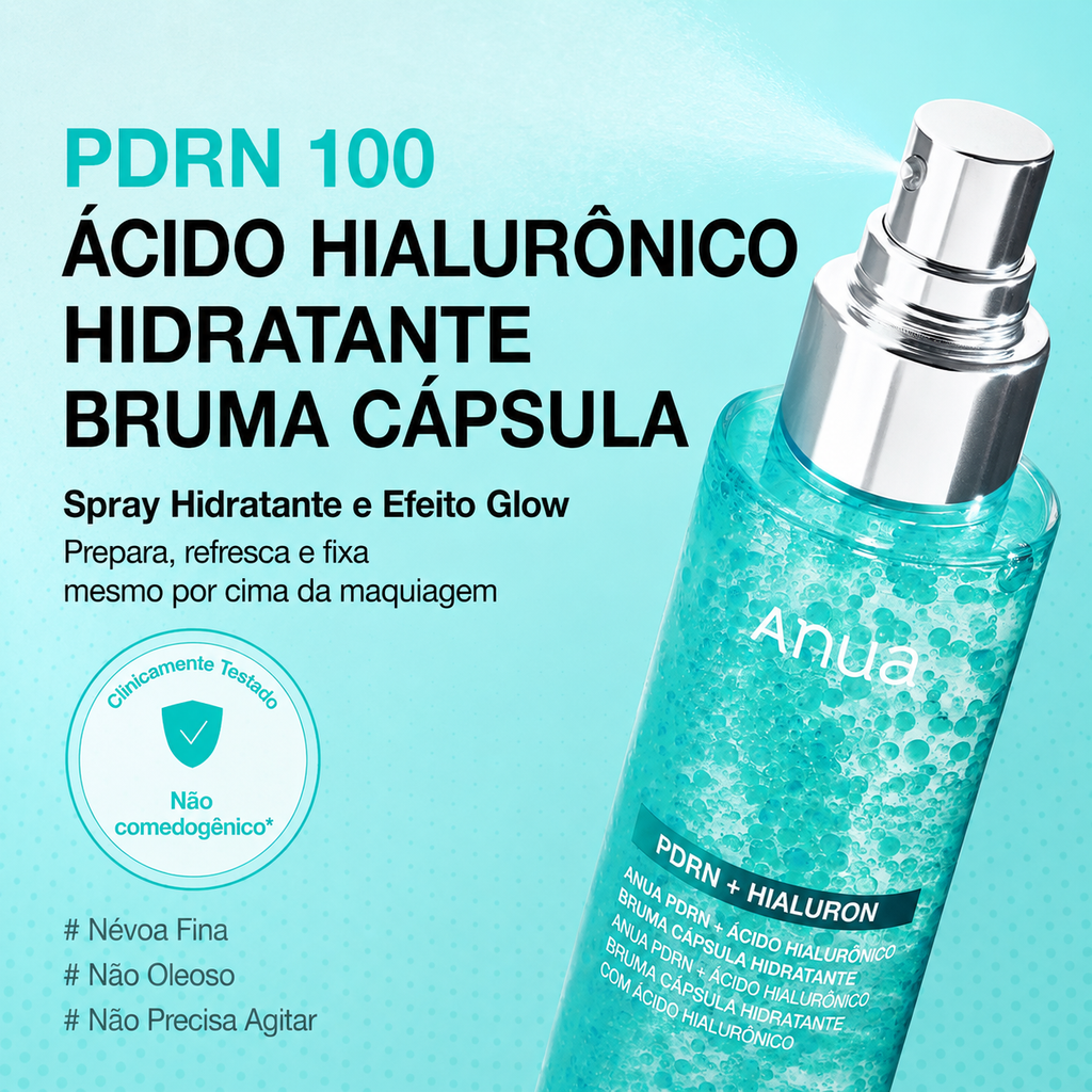 Spray Facial Hidratante com Ácido Hialurônico Anua