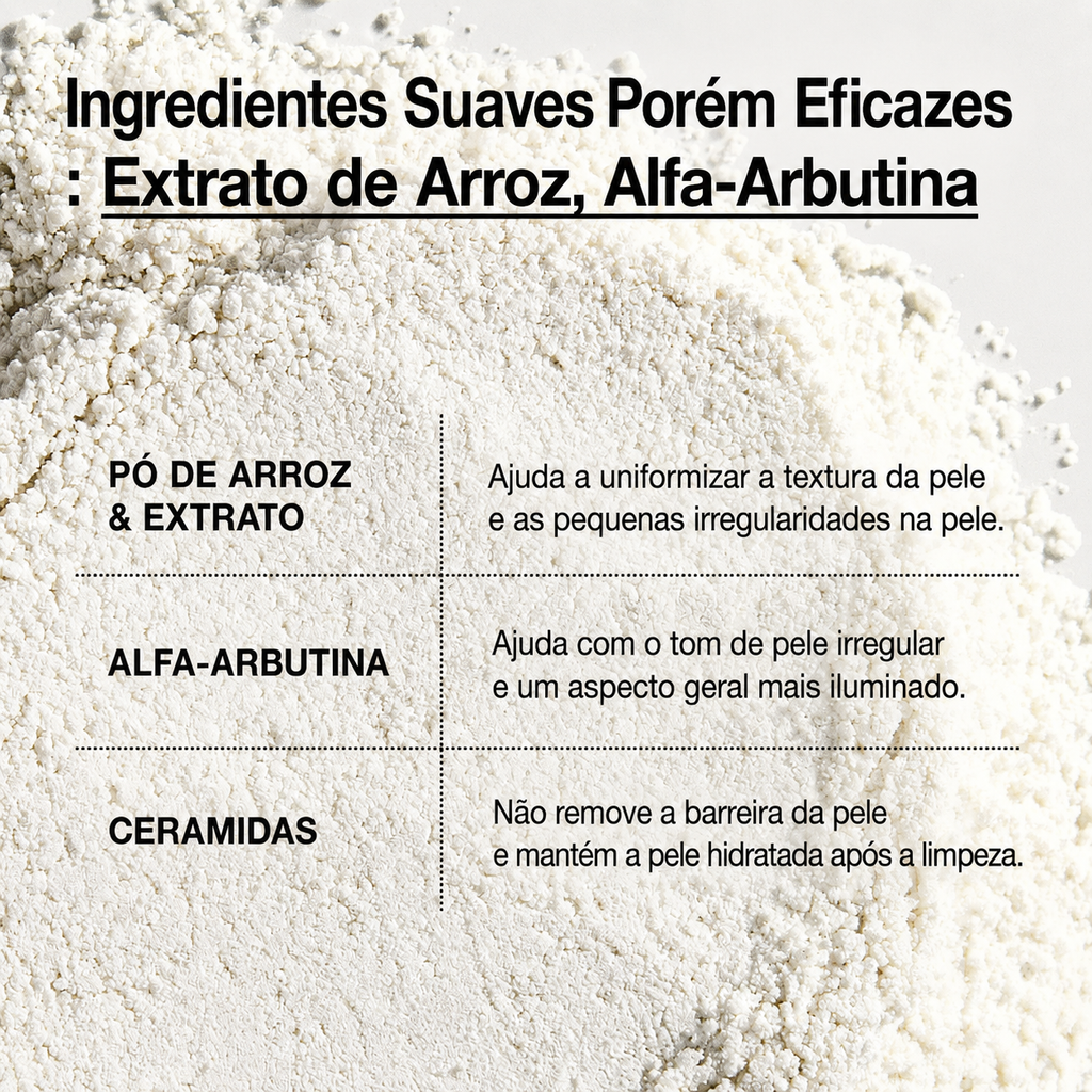 Esfoliante Facial em Pó Anua | Enzimas de Arroz + Ceramida