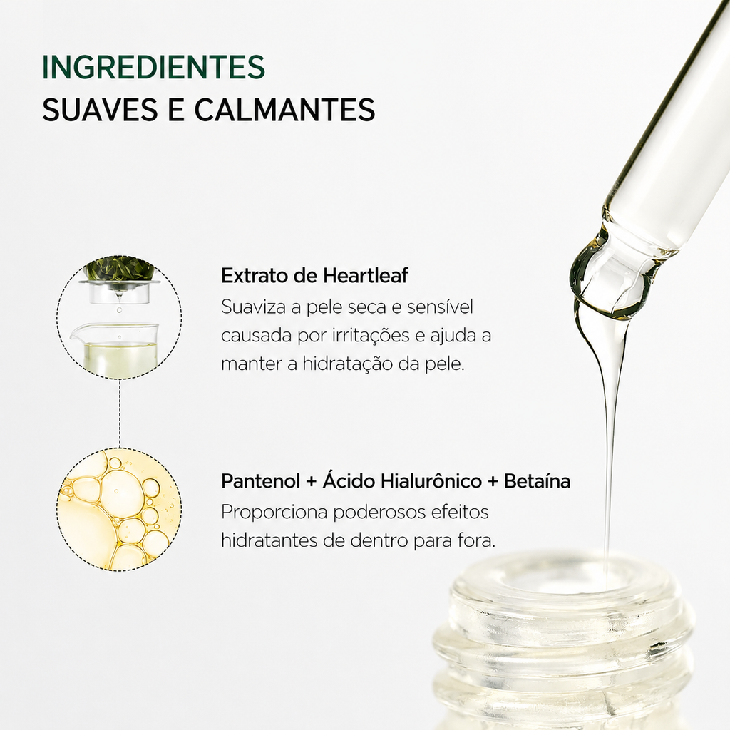 Sérum Calmante Anua Heartleaf 80% | Pele Sensível