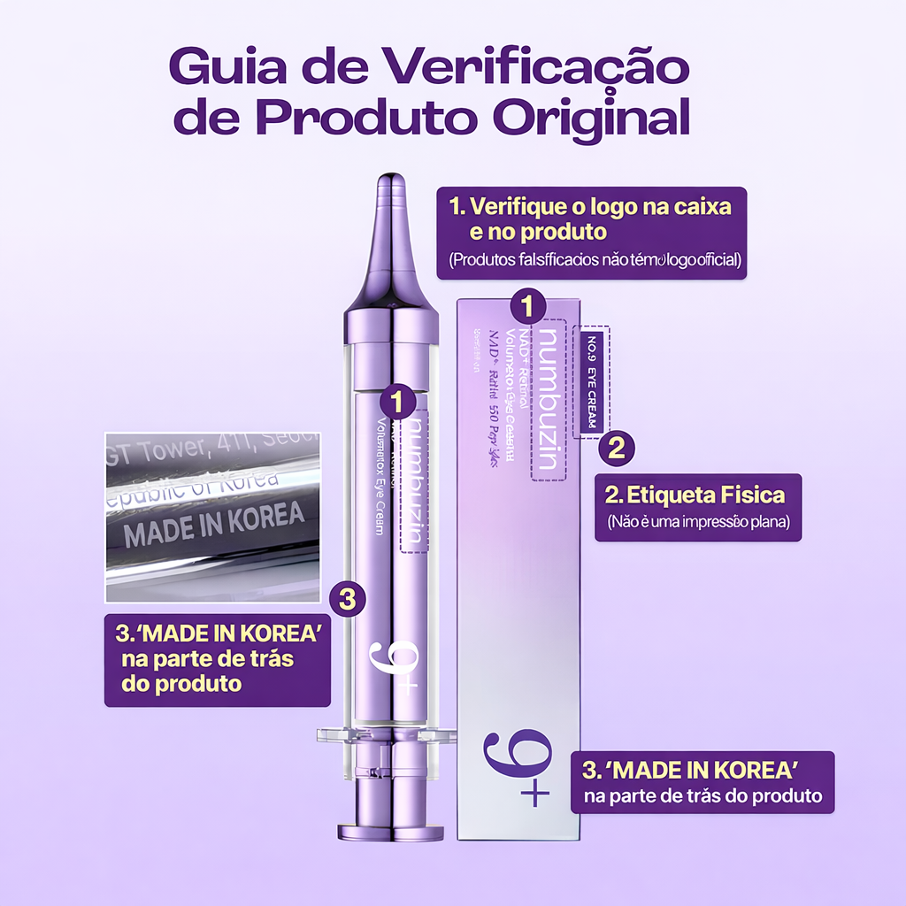 Numbuzin No.9 NAD+ Retinol Eye Cream — Creme para Olhos