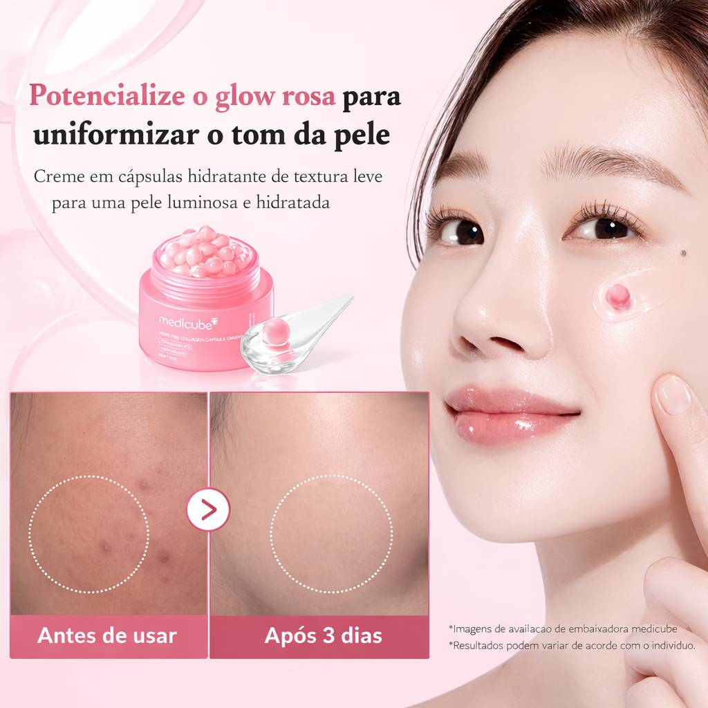 Medicube Creme em Cápsulas de Colágeno Rosa com PDRN 55g