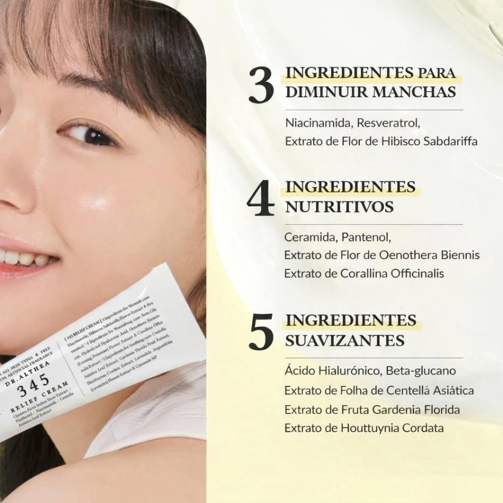Dr. Althea 345 Relief Cream — Creme Calmante para Acne