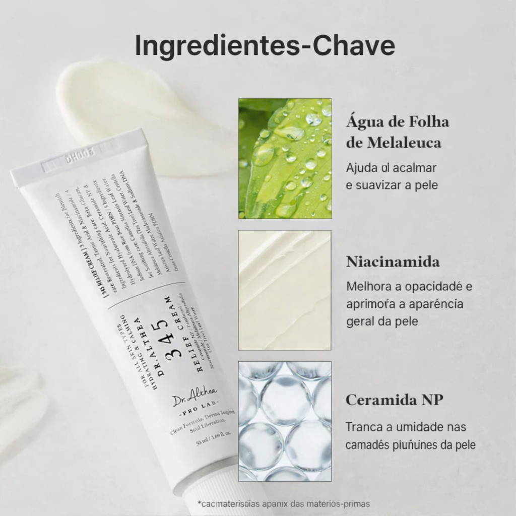 Dr. Althea 345 Relief Cream — Creme Calmante para Acne