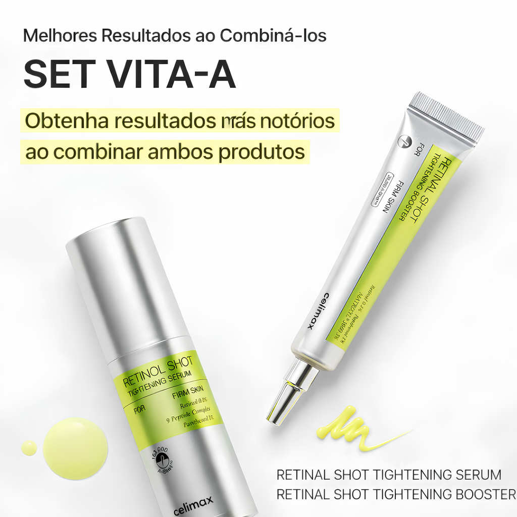 KIT Celimax Retinal Shot Booster 0,1%+ sérum firmador Vita A Retinol Shot