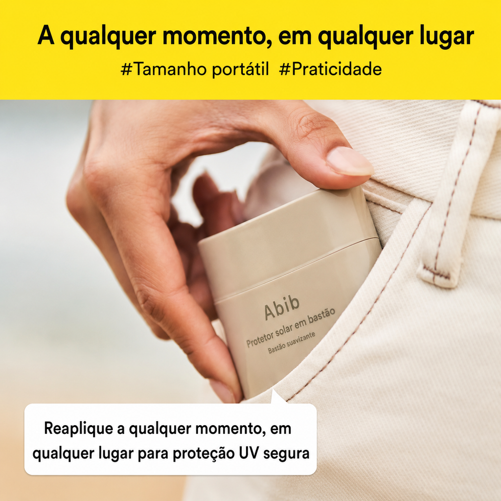 Protetor Solar Facial em Bastão Abib FPS 50+ | Matte Oleosidade