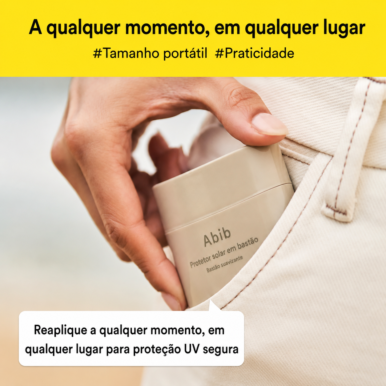 Protetor Solar Facial em Bastão Abib FPS 50+ | Matte Oleosidade