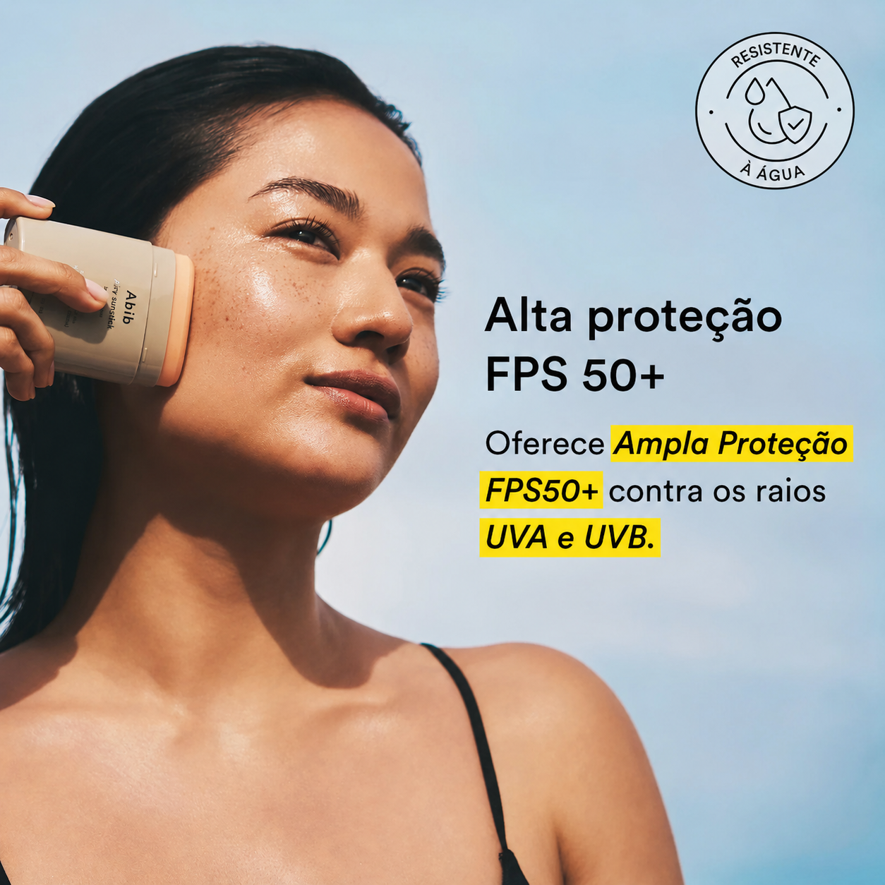 Protetor Solar Facial em Bastão Abib FPS 50+ | Matte Oleosidade