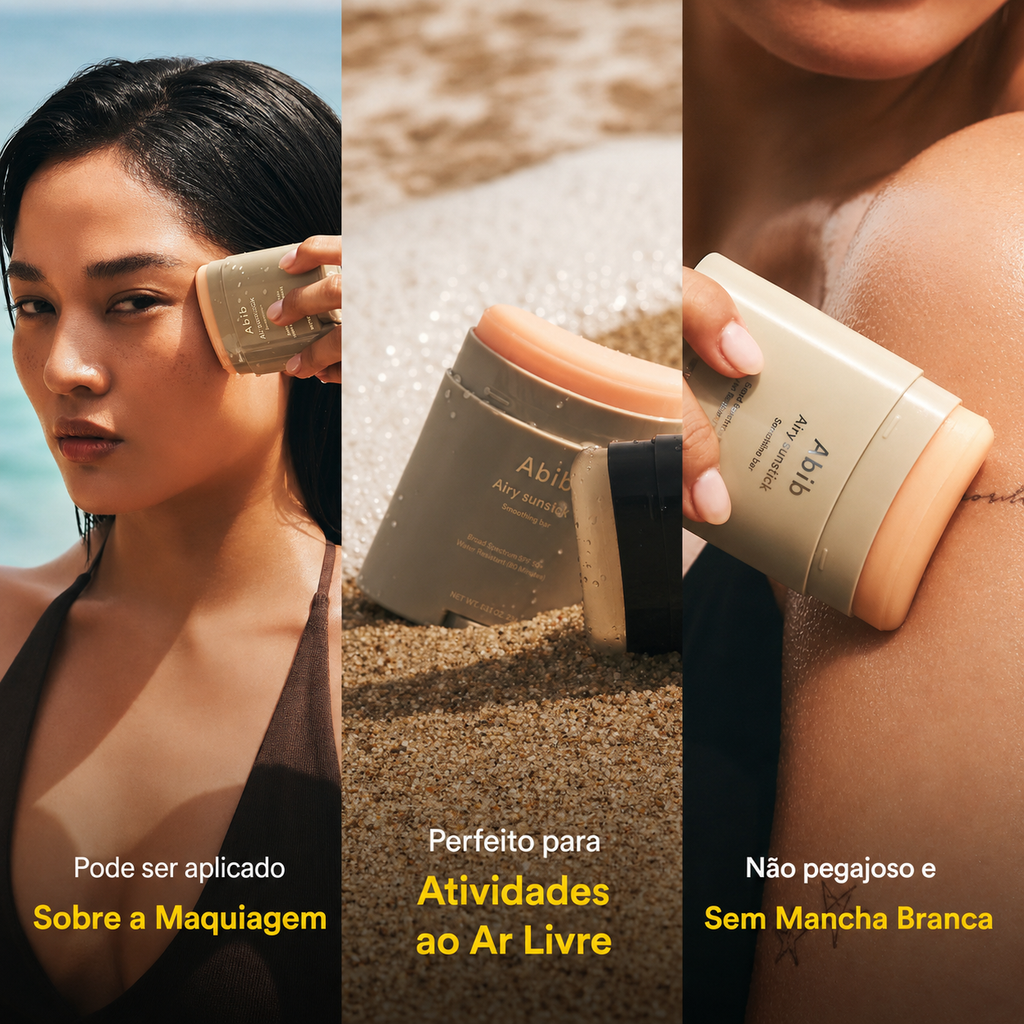 Protetor Solar Facial em Bastão Abib FPS 50+ | Matte Oleosidade