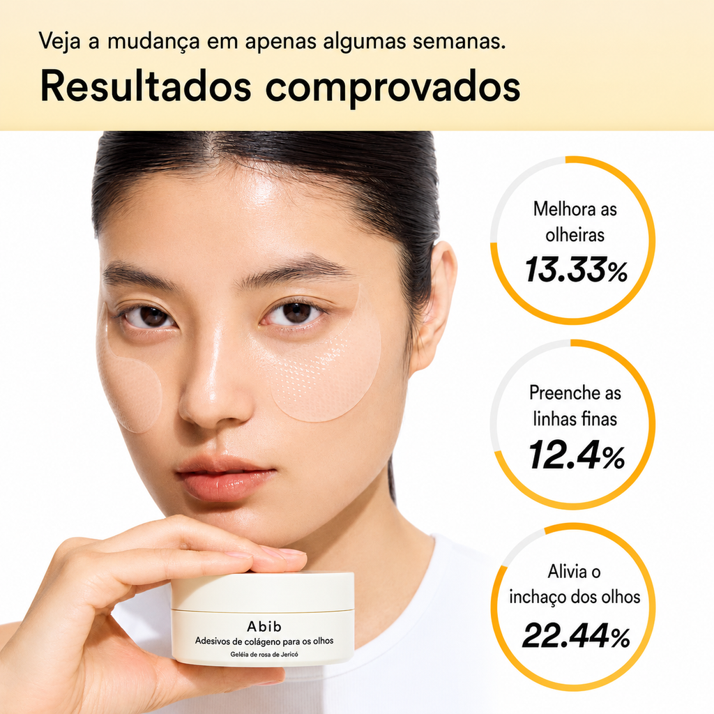 Máscara para os Olhos de Colágeno Vegano Abib | Antiolheiras