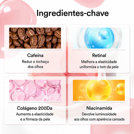 Máscara para os Olhos Abib PDRN + Retinal | Antienvelhecimento