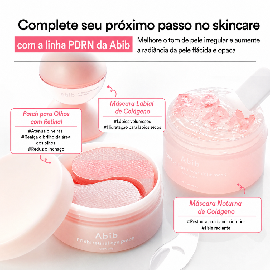 Máscara para os Olhos Abib PDRN + Retinal | Antienvelhecimento