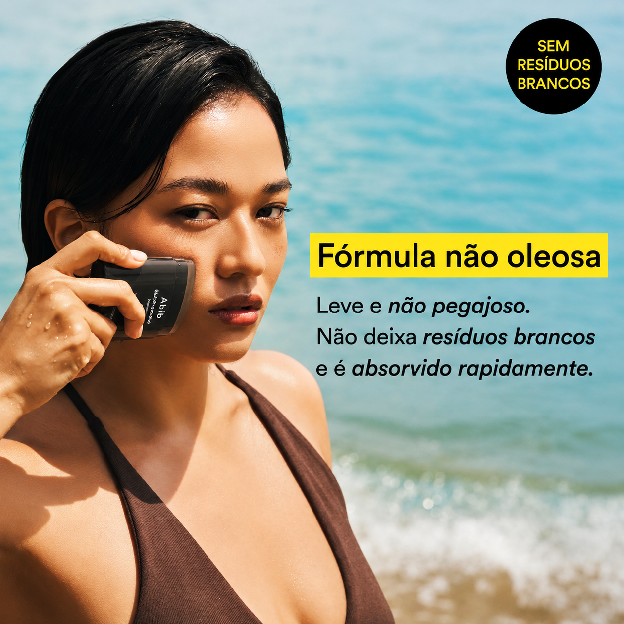 Protetor Solar Facial em Bastão Abib FPS 50+ | Pele Sensível