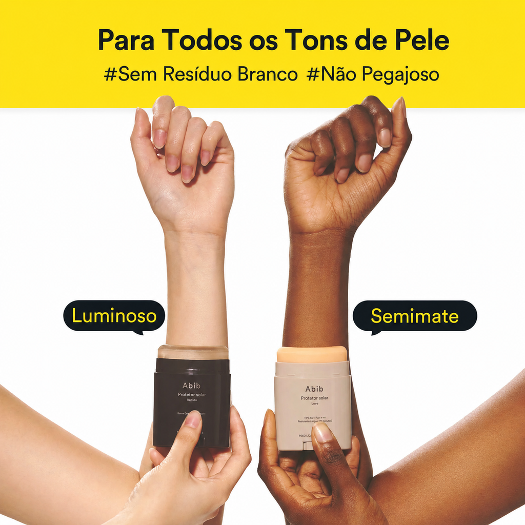 Protetor Solar Facial em Bastão Abib FPS 50+ | Pele Sensível