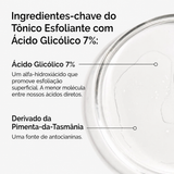 Tônico Facial Esfoliante Ácido Glicólico 7% The Ordinary | Poros e Textura