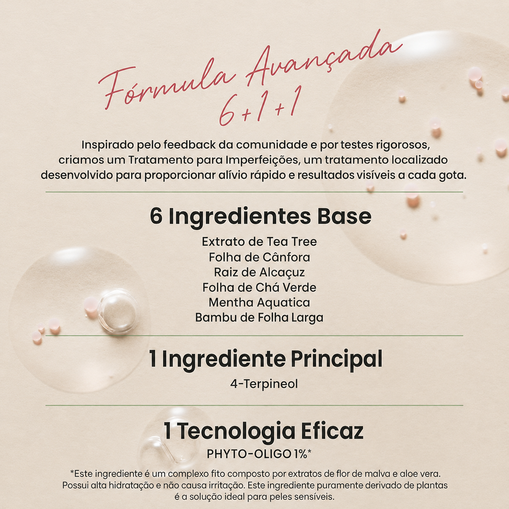 Sérum Secativo de Espinhas e Acne AXIS-Y | Melaleuca + Niacinamida 2%