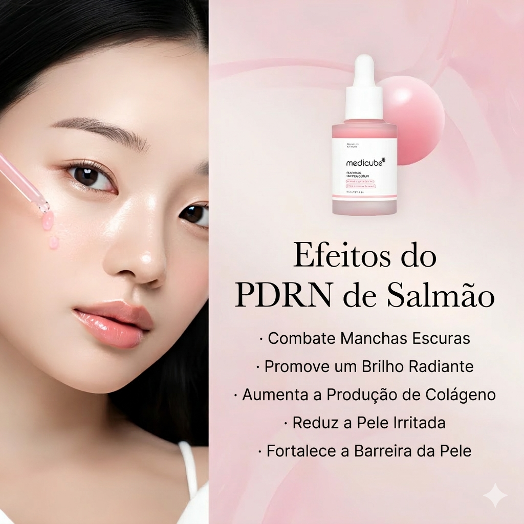 Medicube Ampola Facial Rosa com PDRN de Salmão 30ml