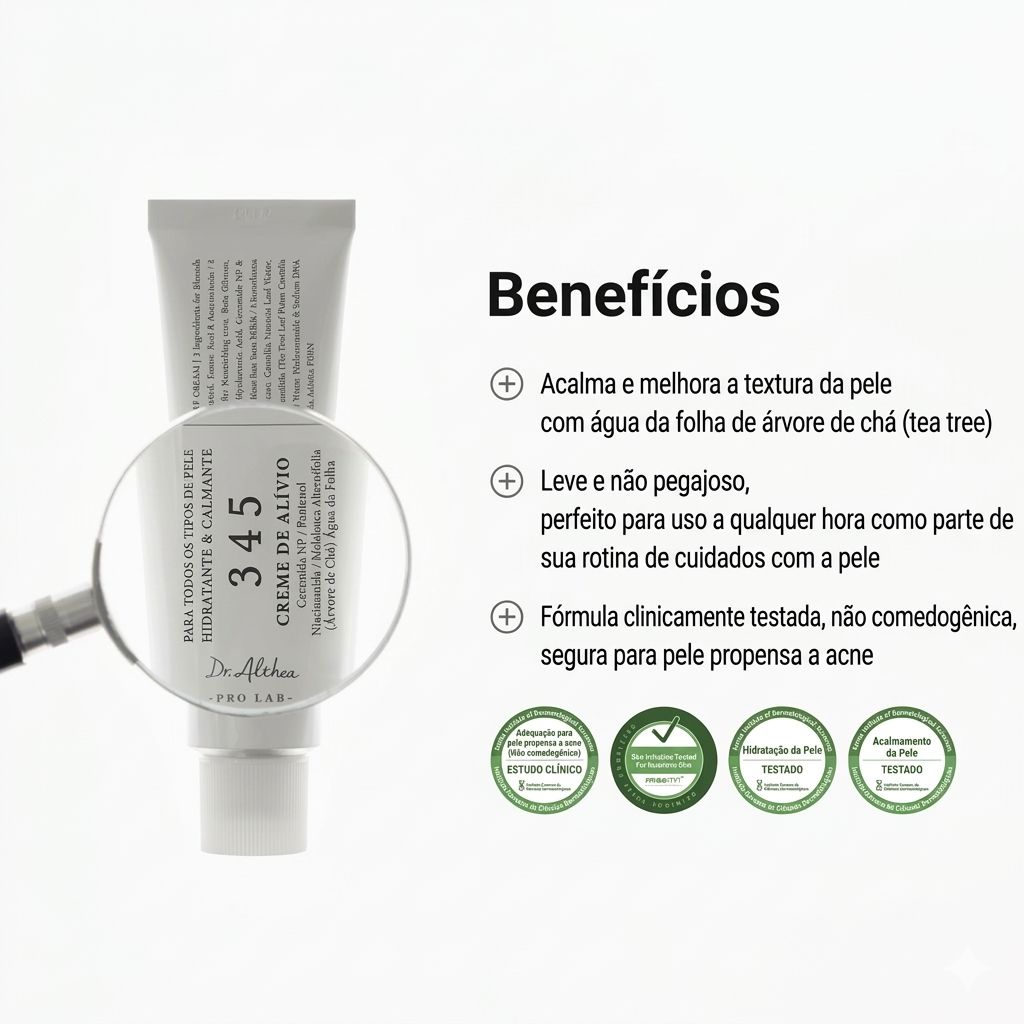 Dr. Althea 345 Relief Cream — Creme Calmante para Acne