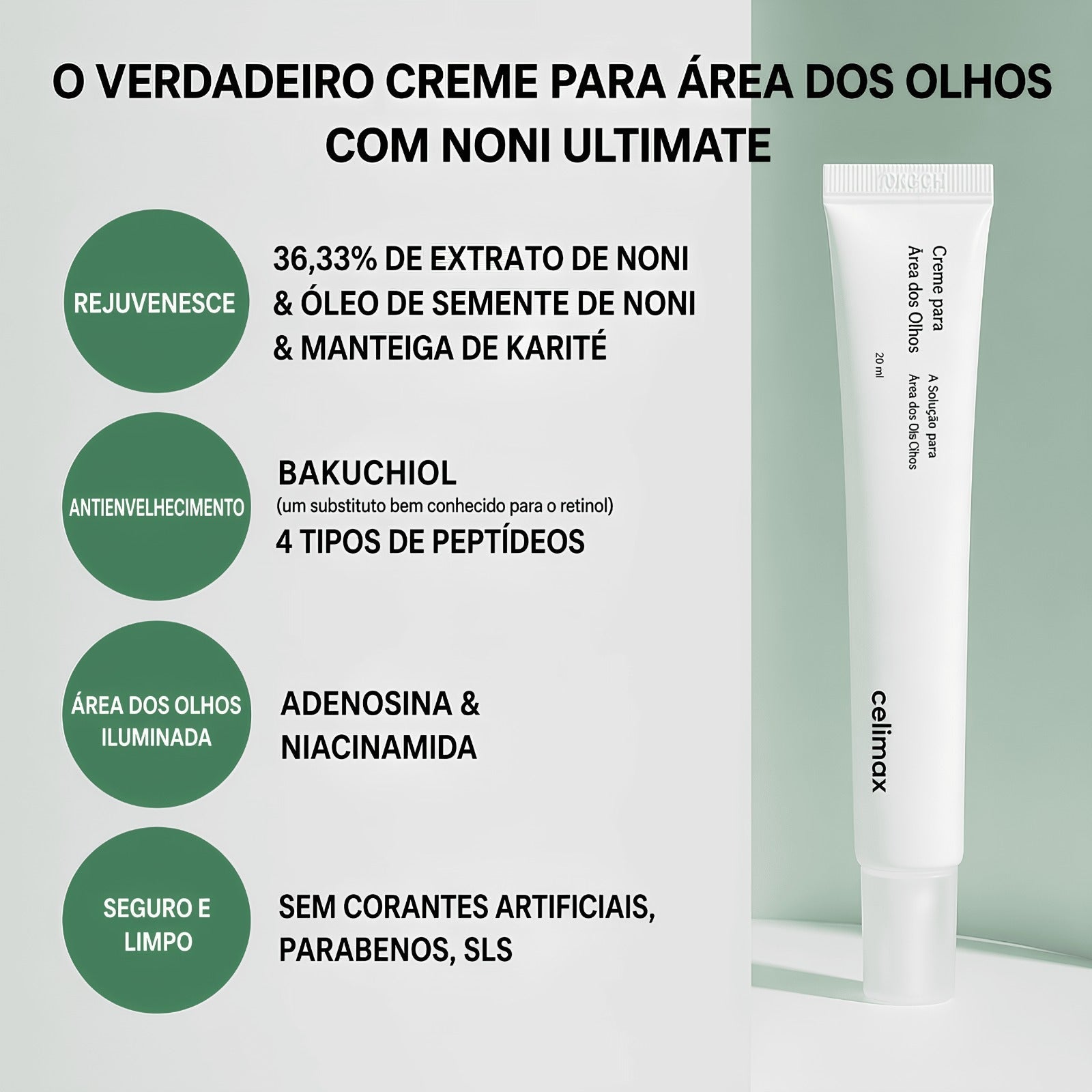 Celimax Real Noni | Creme De Olhos | Compre Ja