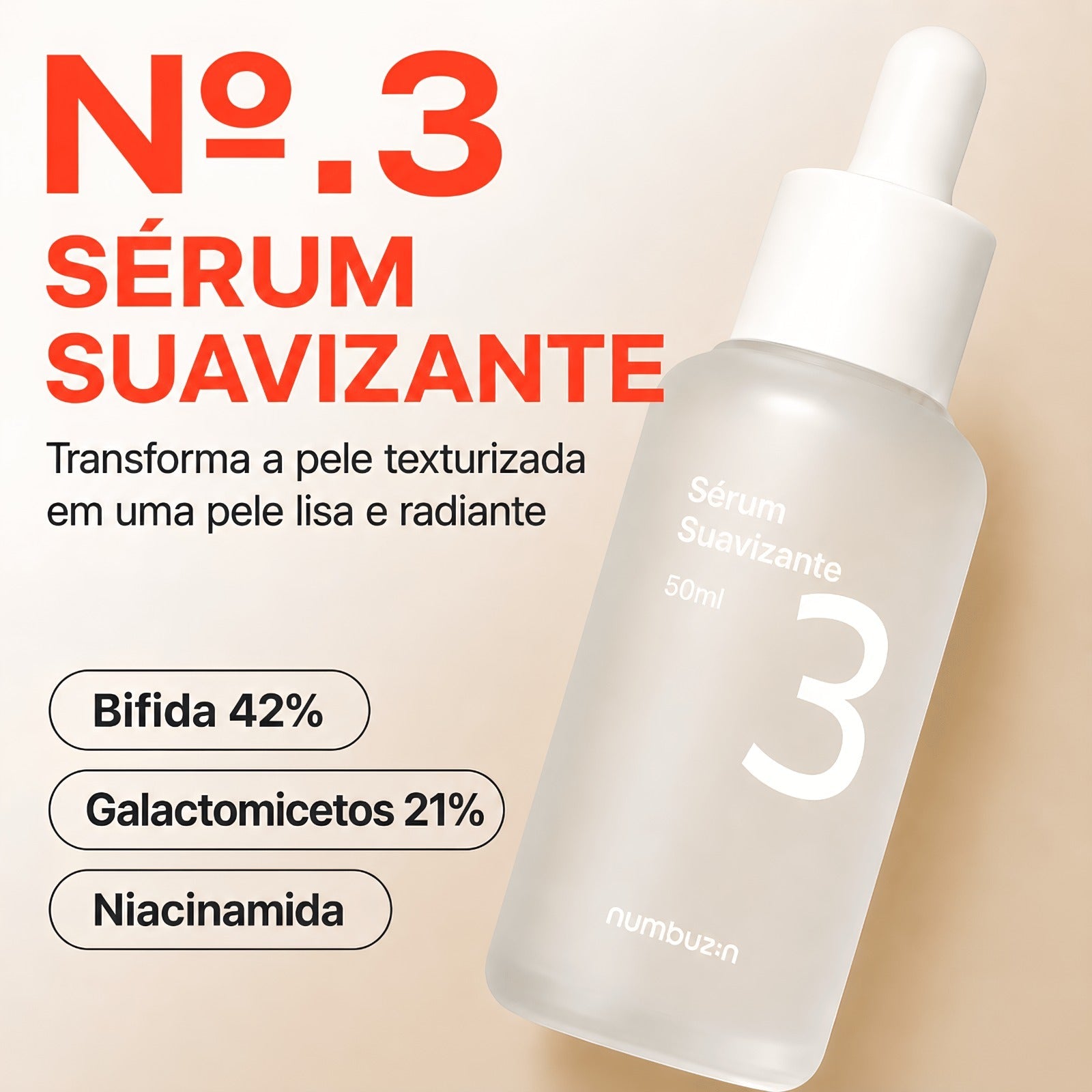 Numbuzin No.3 Skin Softening Serum Fermentados | Compre Ja