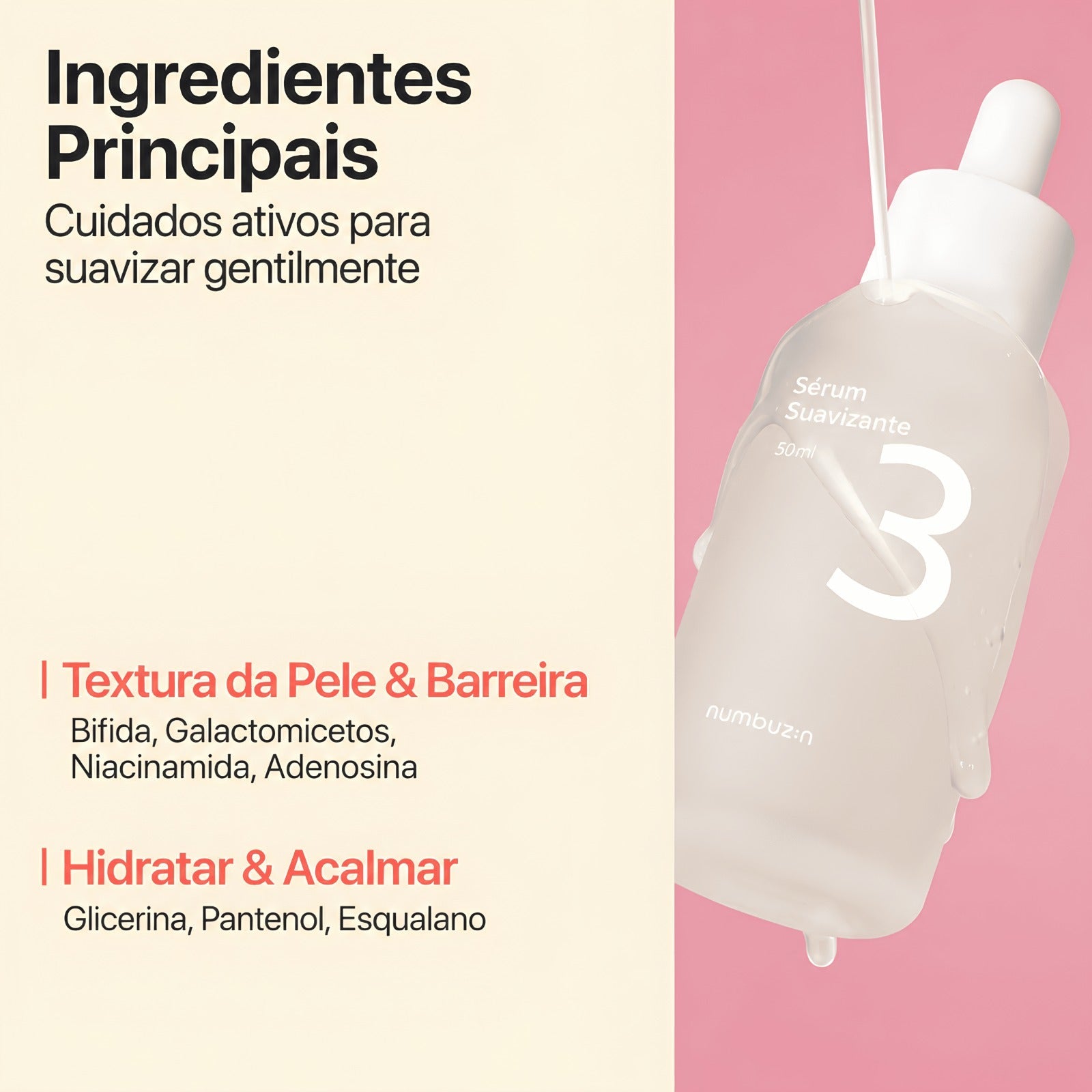 Numbuzin No.3 Skin Softening Serum Fermentados | Compre Ja