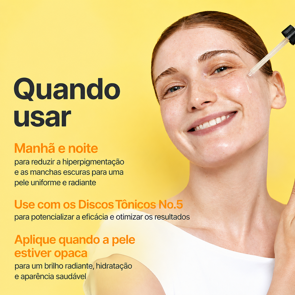 Sérum Vitamina C Numbuzin No.5 com Ácido Tranexâmico + Niancinamida