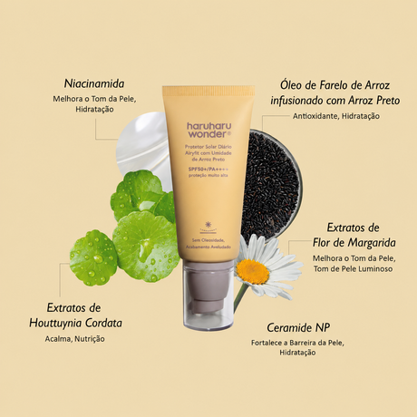 Kit Haruharu Wonder Pele Sensível | Tônico + Protetor Solar