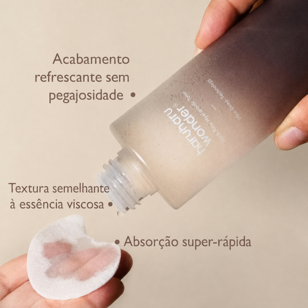 Tônico Facial Ácido Hialurônico Haruharu Wonder | Arroz Preto