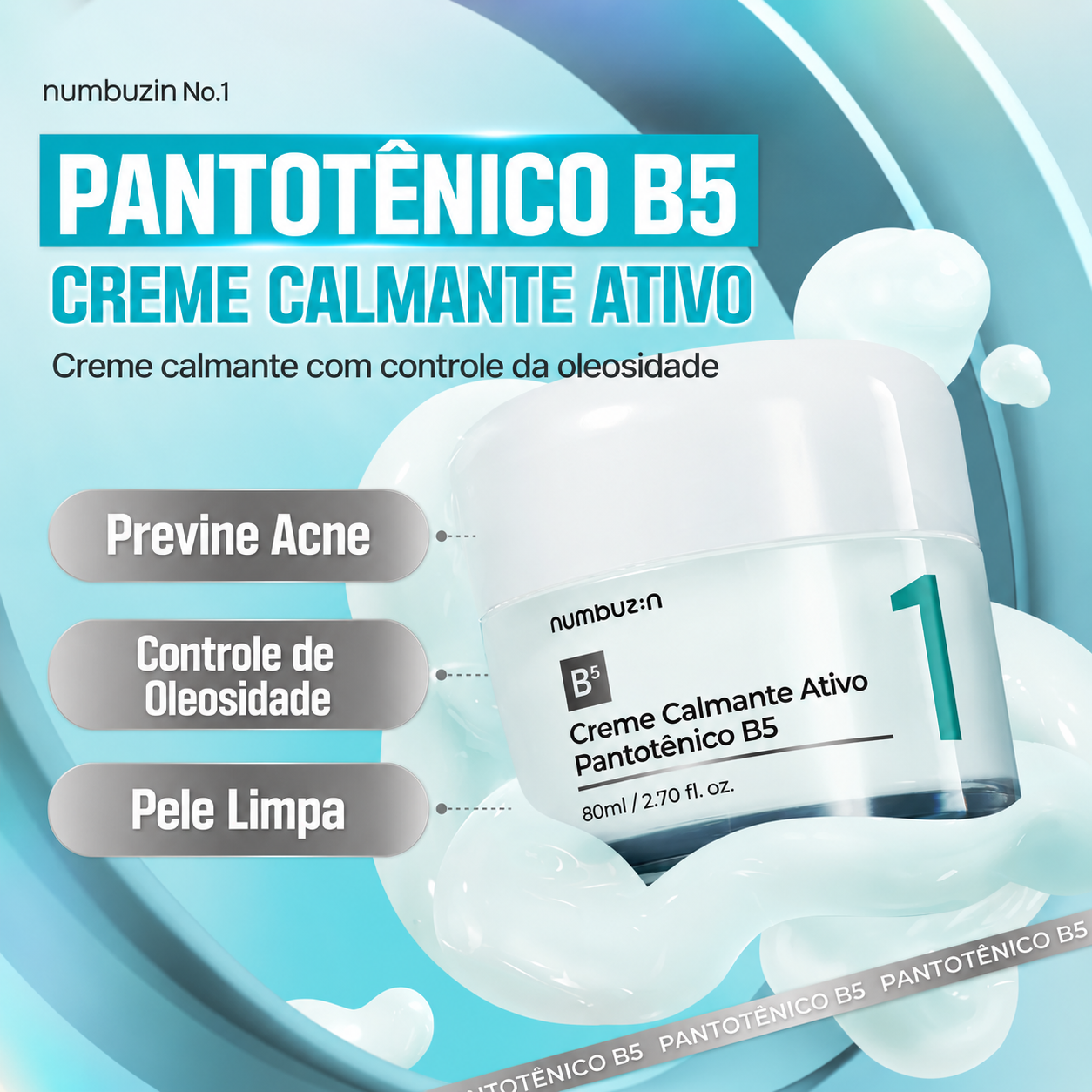 Numbuzin No.1 Pantothenic B5 Soothing Cream | Compre Ja

